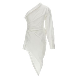 Asymmetrical shirt dress