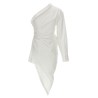 Asymmetrical shirt dress