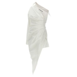 Asymmetrical shirt dress
