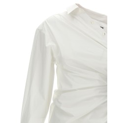 Asymmetrical shirt dress