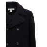 Double-breasted wool coat