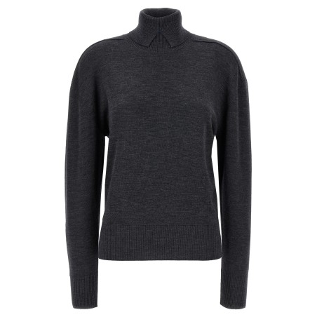 High neck sweater