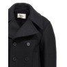 Oversized caban coat