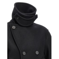 Oversized caban coat