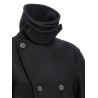 Oversized caban coat