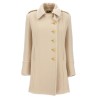 Single-breasted wool coat