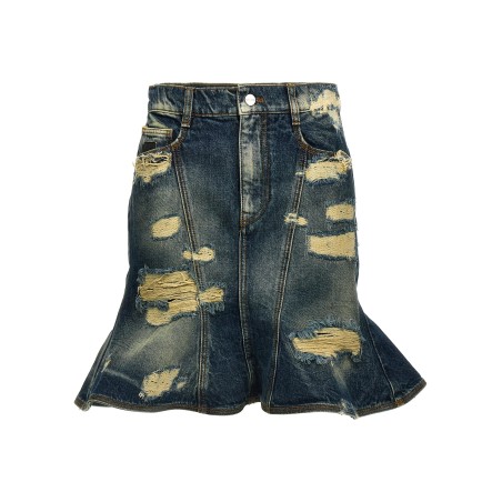 'The Rip And Repair Straight Jean' skirt