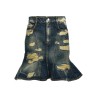 'The Rip And Repair Straight Jean' skirt
