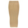 Ribbed midi skirt