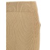 Ribbed midi skirt