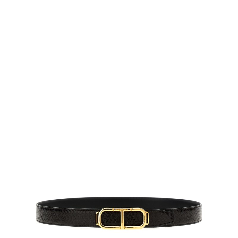 Logo reversible belt