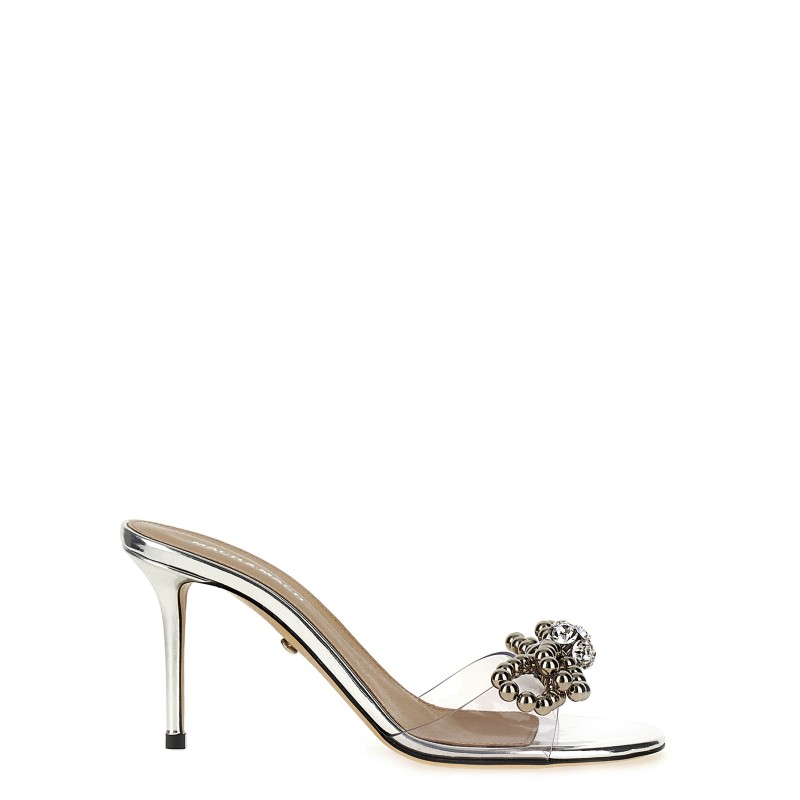 'Stud bow' sandals