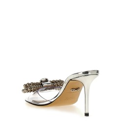 'Stud bow' sandals