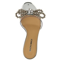 'Stud bow' sandals