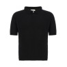 Bouclé cotton polo shirt
