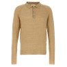 Bouclé cotton polo shirt
