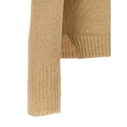 Bouclé cotton polo shirt