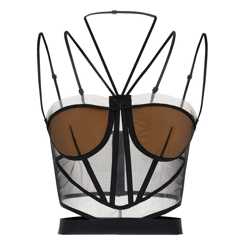 'Sheer Corset' top