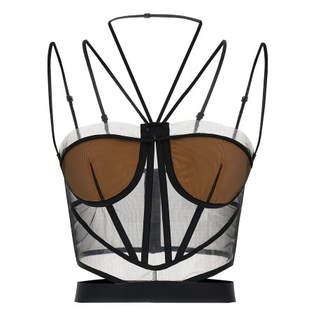 'Sheer Corset' top