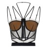 'Sheer Corset' top
