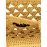 Crochet logo handbag