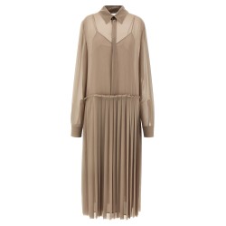 'Pleated Midi' dress