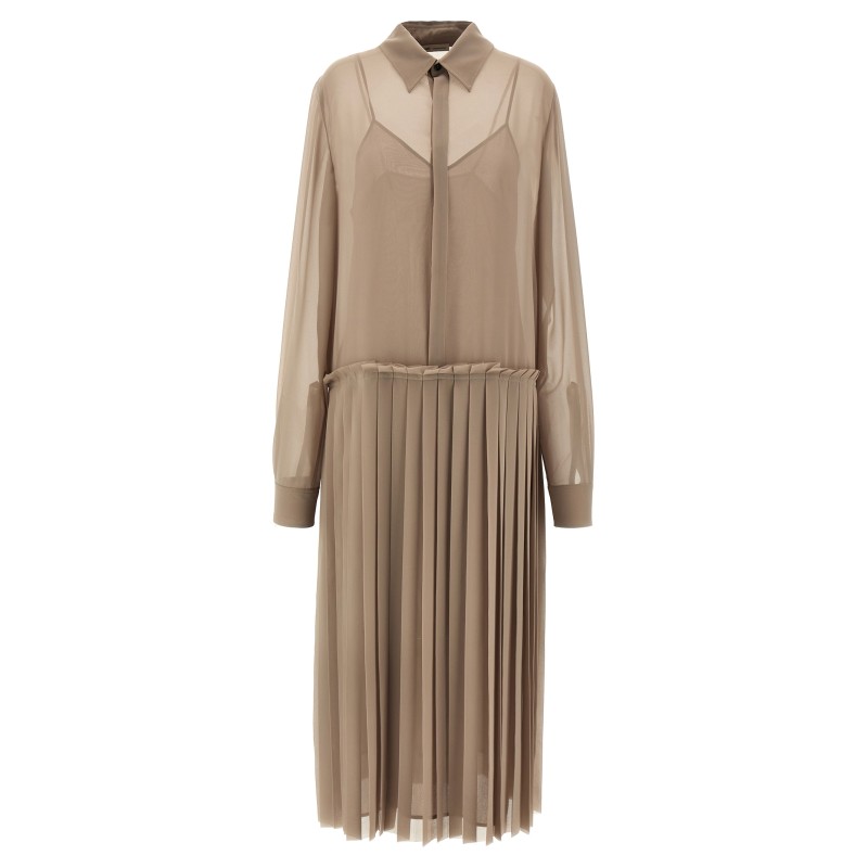 'Pleated Midi' dress