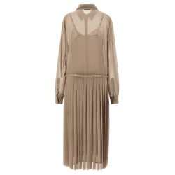 'Pleated Midi' dress