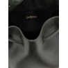 Large leather bucket bag
