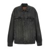 Denim jacket with used effect