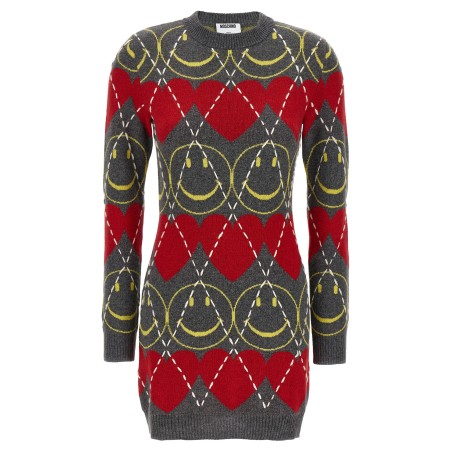 'Smiley®' wool dress
