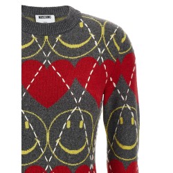 'Smiley®' wool dress