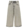 'Belle Pearl Grey' Bermuda Shorts
