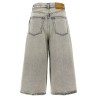 'Belle Pearl Grey' Bermuda Shorts