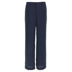 Silk effect trousers