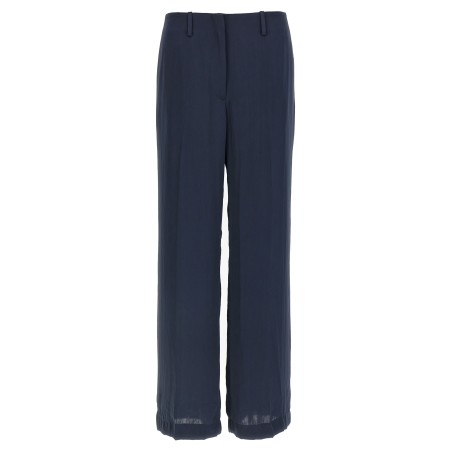 Silk effect trousers