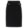 Bouclé wool skirt