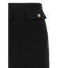 Bouclé wool skirt