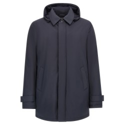 Removable hood parka