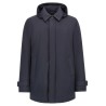 Removable hood parka