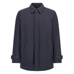 Removable hood parka