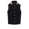 Padded wool vest