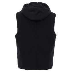 Padded wool vest
