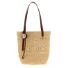 'Natural Raffia Tote Bag' shopping bag