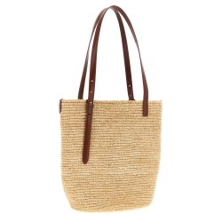 'Natural Raffia Tote Bag' shopping bag