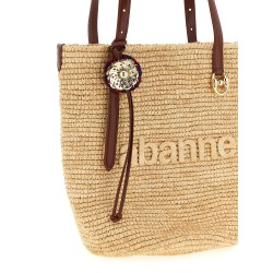 'Natural Raffia Tote Bag' shopping bag
