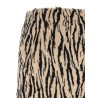 'Printed Faux Fur' skirt