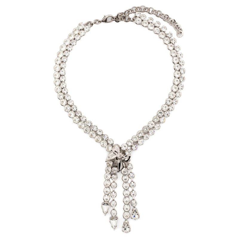 Bow crystals necklace