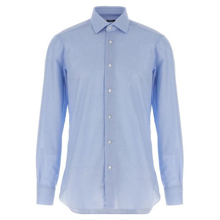Honeycomb cotton shirt