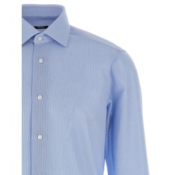 Honeycomb cotton shirt